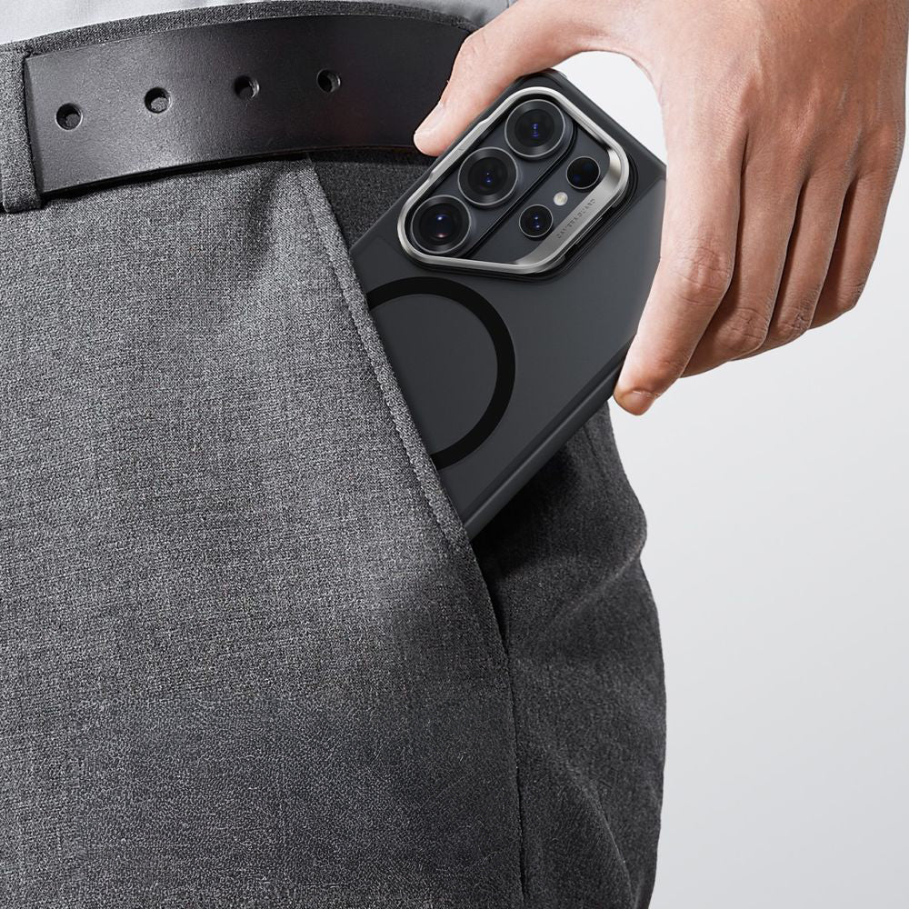 Handyhülle für Galaxy S26 Ultra, ESR Classic Hybrid Kickstand mit MagSafe, mattes Schwarz