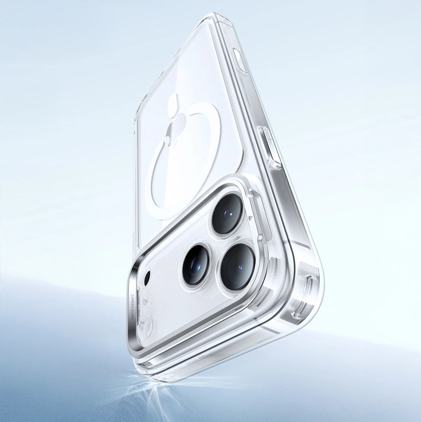 Handyhülle für iPhone 17 Pro, ESR Classic Hybrid Kickstand mit MagSafe, Transparent