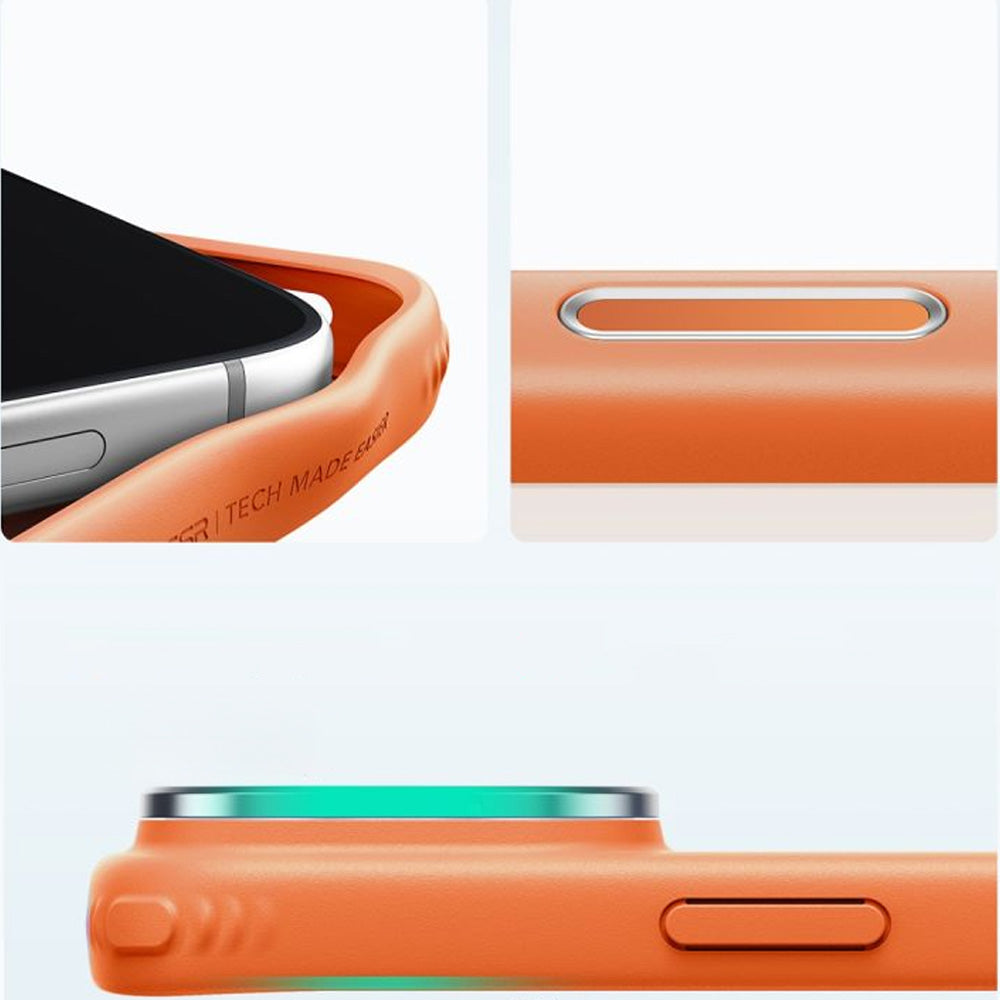 Handyhülle für iPhone 18 Pro Max / 17 Pro Max, ESR Classic Hybrid Kickstand mit MagSafe, Orange-Rauchfarben (5/6)