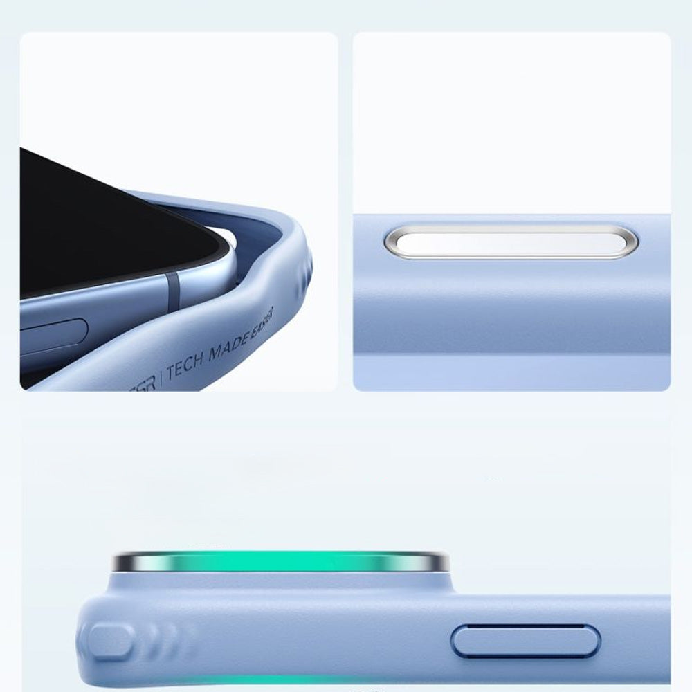 Handyhülle für iPhone 18 Pro Max / 17 Pro Max, ESR Classic Hybrid Kickstand mit MagSafe, Hellblau-Rauchfarben (5/6)