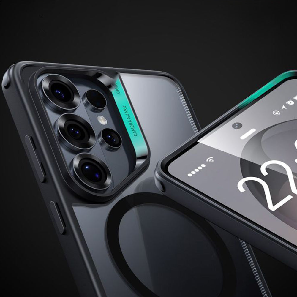 Handyhülle für Galaxy S26 Ultra, ESR Classic Hybrid mit MagSafe, Transparent-Schwarz
