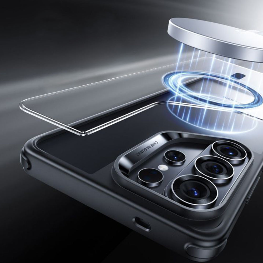 Handyhülle für Galaxy S26 Ultra, ESR Classic Hybrid mit MagSafe, Transparent-Schwarz