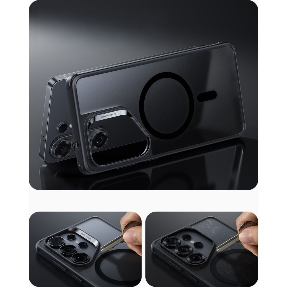 Handyhülle für Galaxy S26 Ultra, ESR Classic Hybrid mit MagSafe, mattes Schwarz