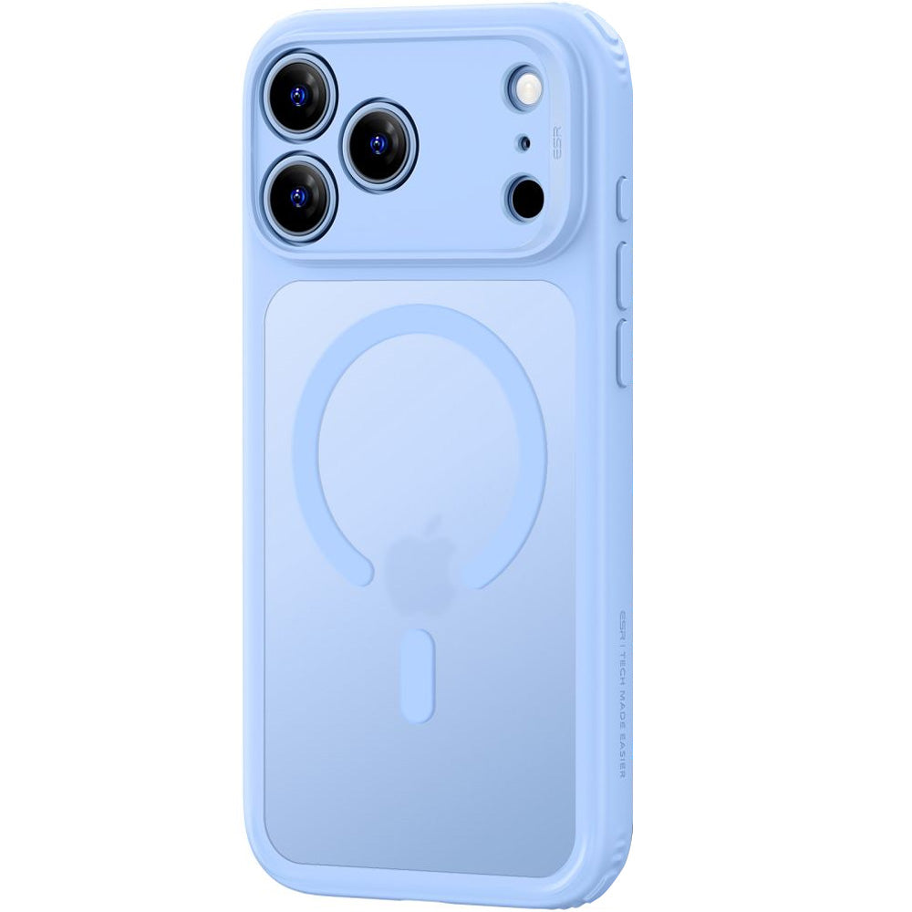 Handyhülle für iPhone 18 Pro Max / 17 Pro Max, ESR Classic Hybrid mit MagSafe, Hellblau-Rauchfarben (2/6)