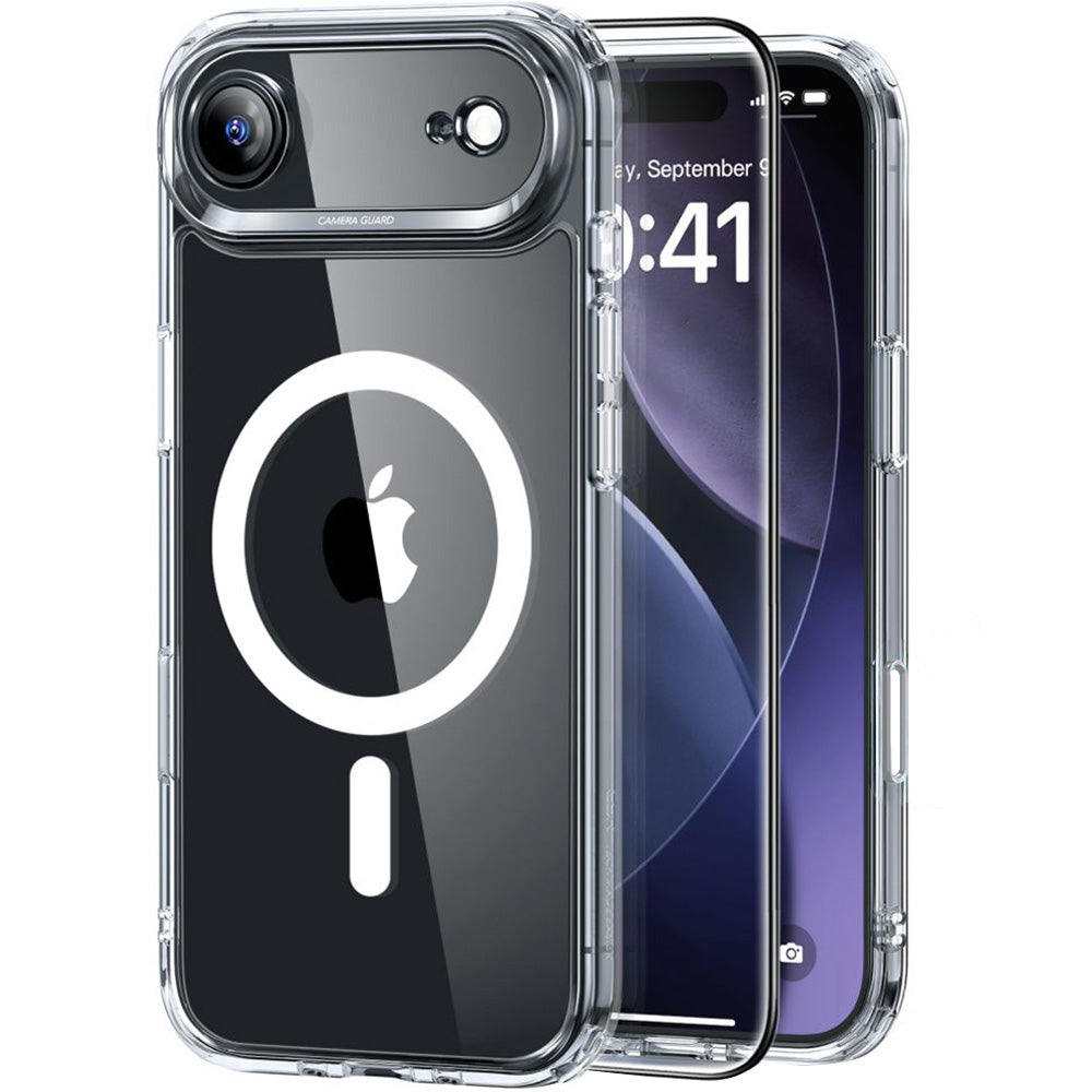 Set Handyhülle, Glas für iPhone Air, ESR Classic Hybrid mit MagSafe & Tempered Glass, Transparent