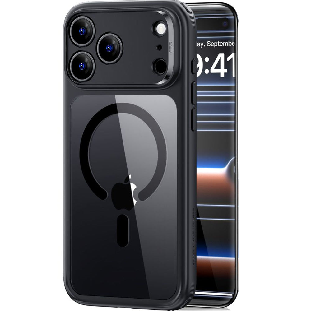 Set: Handyhülle, Glas für iPhone 18 Pro / 17 Pro, ESR Classic Hybrid mit MagSafe & Tempered Glass, Transparent-Schwarz (2/6)