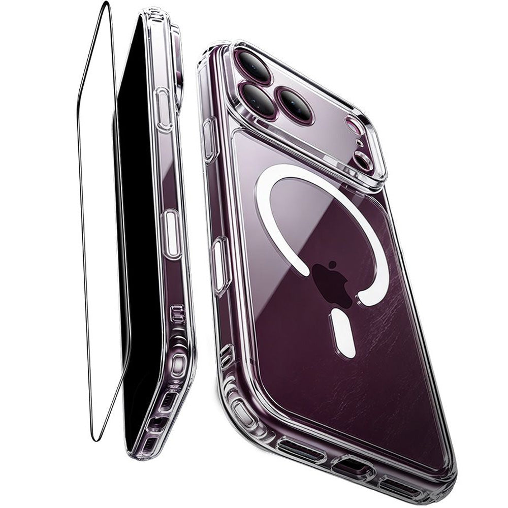 Set: Handyhülle, Glas für iPhone 18 Pro Max / 17 Pro Max, ESR Classic Hybrid mit MagSafe & Tempered Glass, Transparent (3/7)