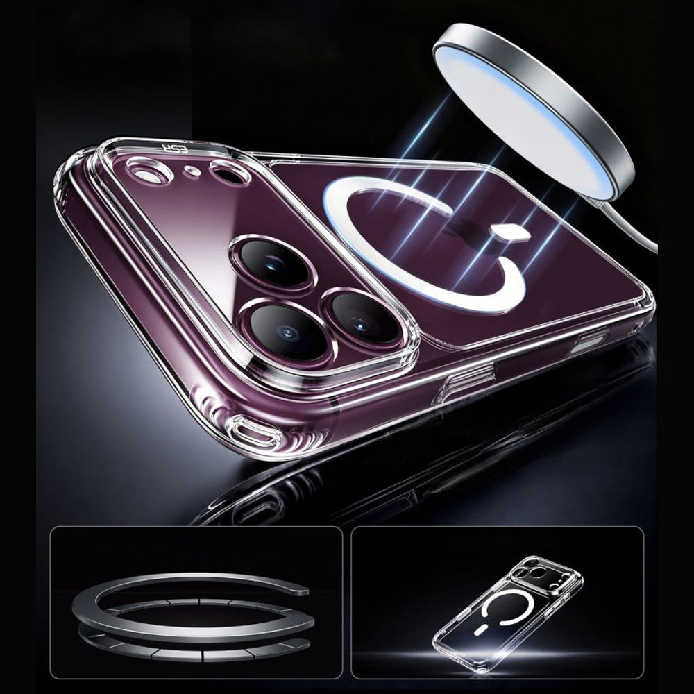 Set: Handyhülle, Glas für iPhone 18 Pro Max / 17 Pro Max, ESR Classic Hybrid mit MagSafe & Tempered Glass, Transparent (7/7)