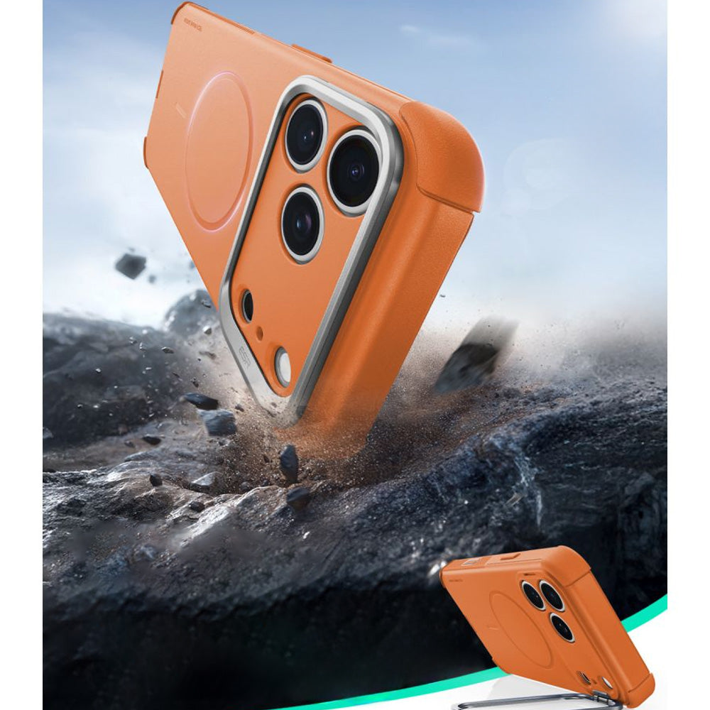 Handyhülle für iPhone 18 Pro / 17 Pro, ESR Cyber Tough Case Kickstand mit MagSafe, Orange (3/8)