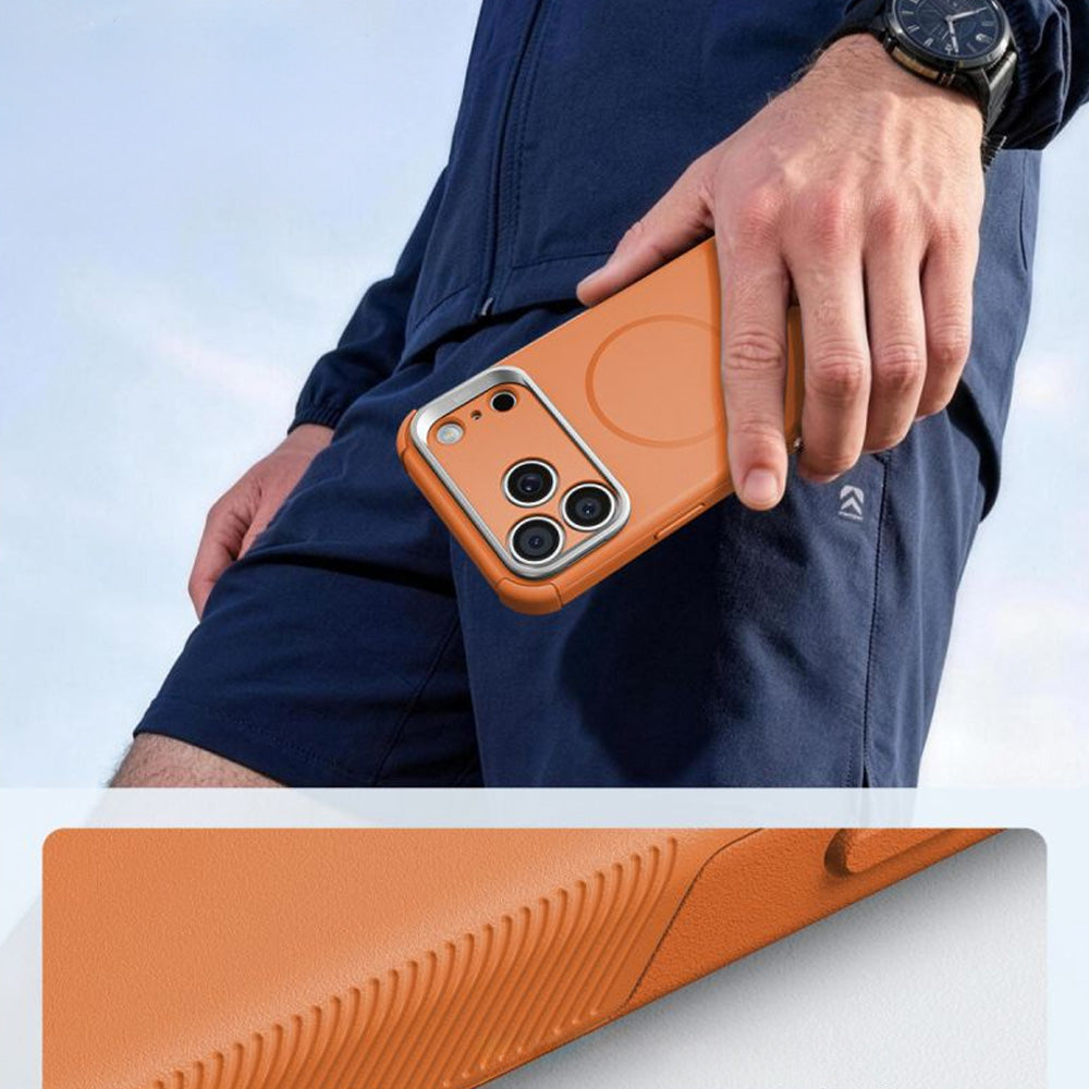 Handyhülle für iPhone 18 Pro / 17 Pro, ESR Cyber Tough Case Kickstand mit MagSafe, Orange (7/8)