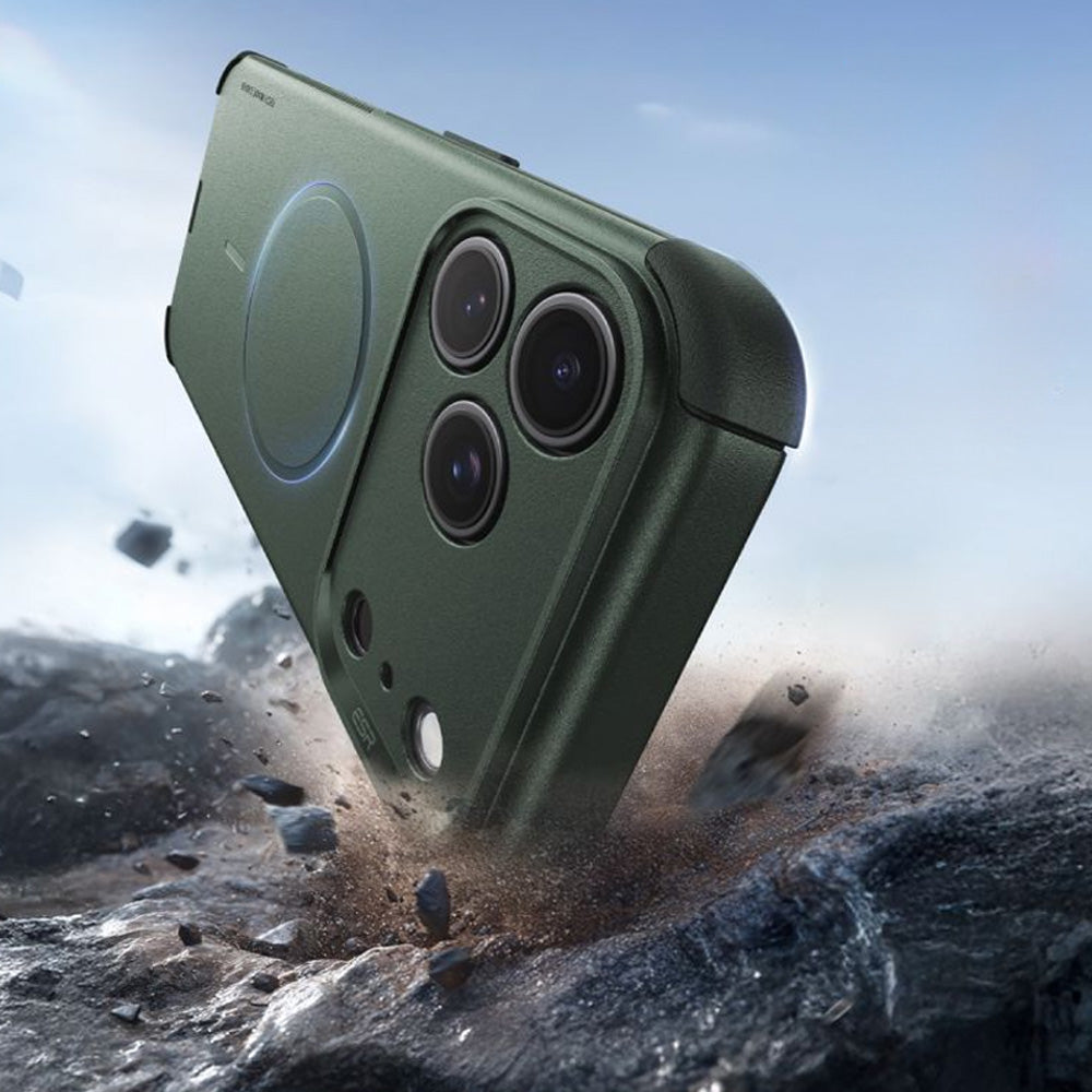 Handyhülle für iPhone 18 Pro Max / 17 Pro Max, ESR Cyber Tough Case mit MagSafe, Dunkelgrün (2/6)