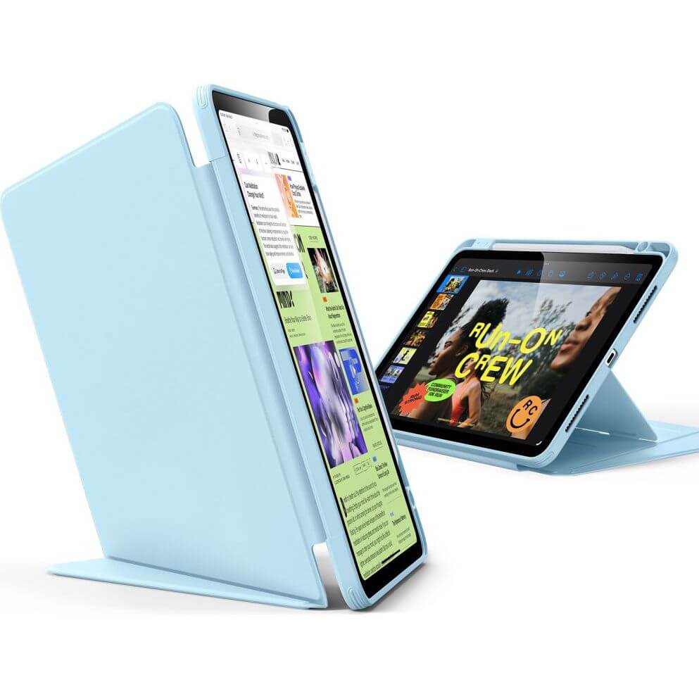 Schutzhülle mit Klappe für iPad Air 11" / 10.9" 2020-2026, ESR Flip Hybrid, Hellblau