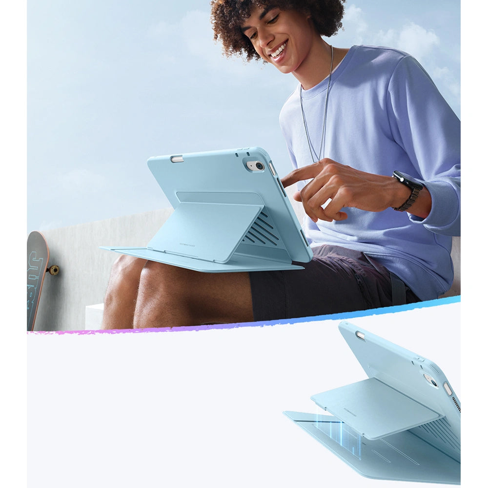 Schutzhülle für iPad Air 13" M4/M3/M2, ESR Flip Hybrid, Hellblau