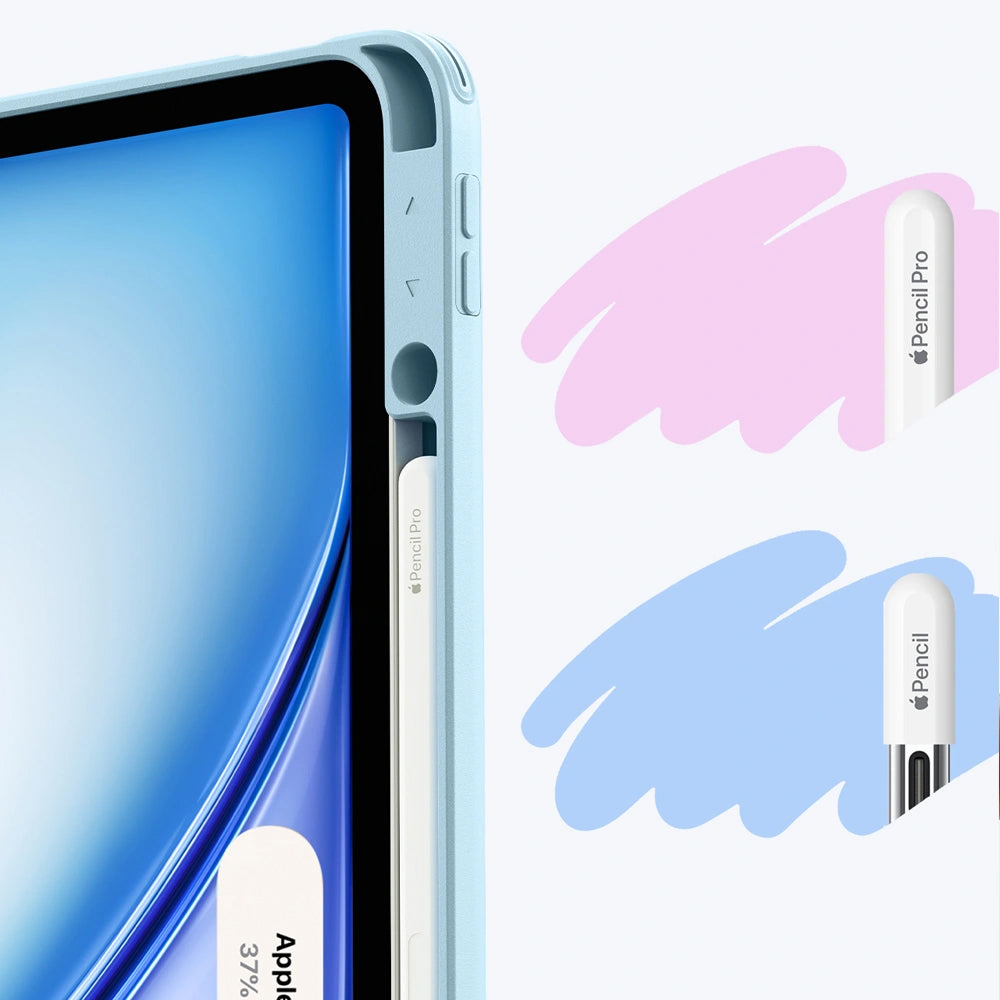 Schutzhülle für iPad Air 13" M4/M3/M2, ESR Flip Hybrid, Hellblau