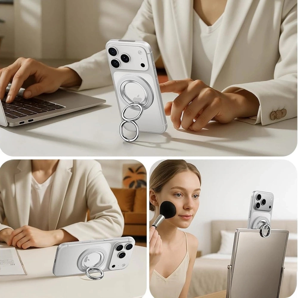 ESR Halolock 360 MagSafe Phone Ring Stand magnetischer Fingerhalter, Weiß