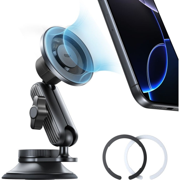 Magnetischer Autohalter für Mobiltelefone für MagSafe ESR Omnilock, Schwarz