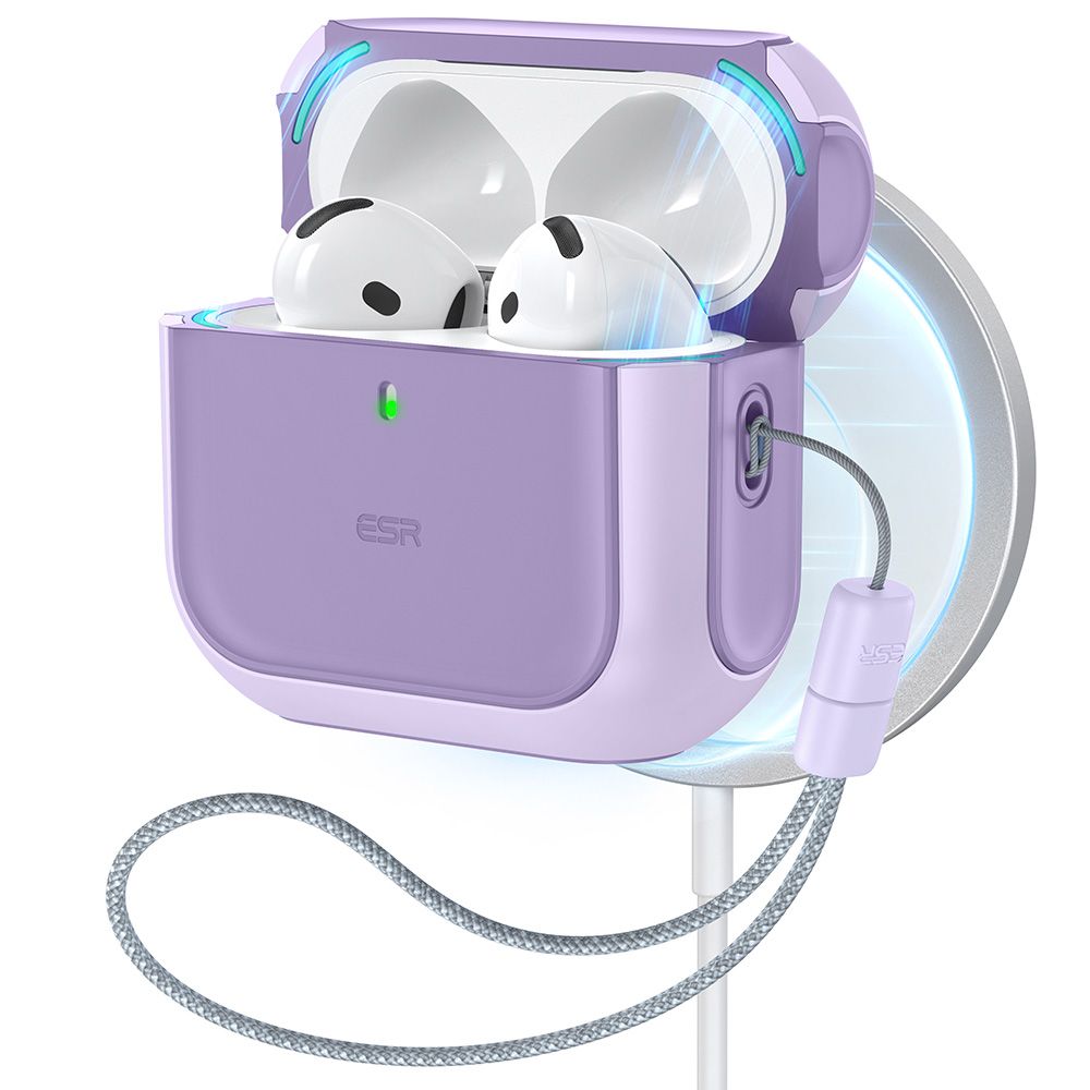 Schutzhülle ESR Orbit HaloLock MagSafe für AirPods 5 / 4, Violett