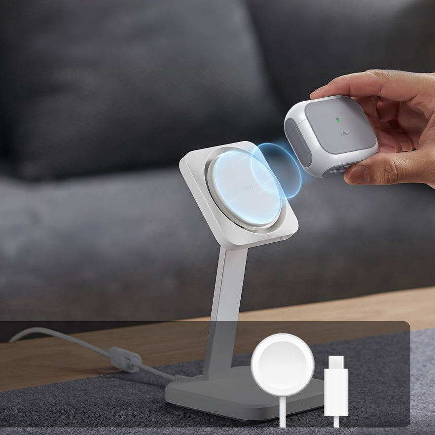 Schutzhülle ESR Orbit HaloLock MagSafe für AirPods 5 / 4, Weiß