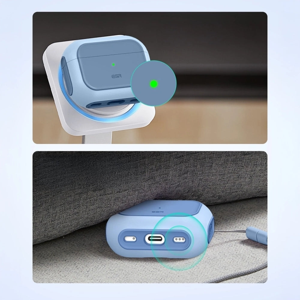 Schutzhülle ESR Orbit HaloLock MagSafe für AirPods Pro 3, Blau