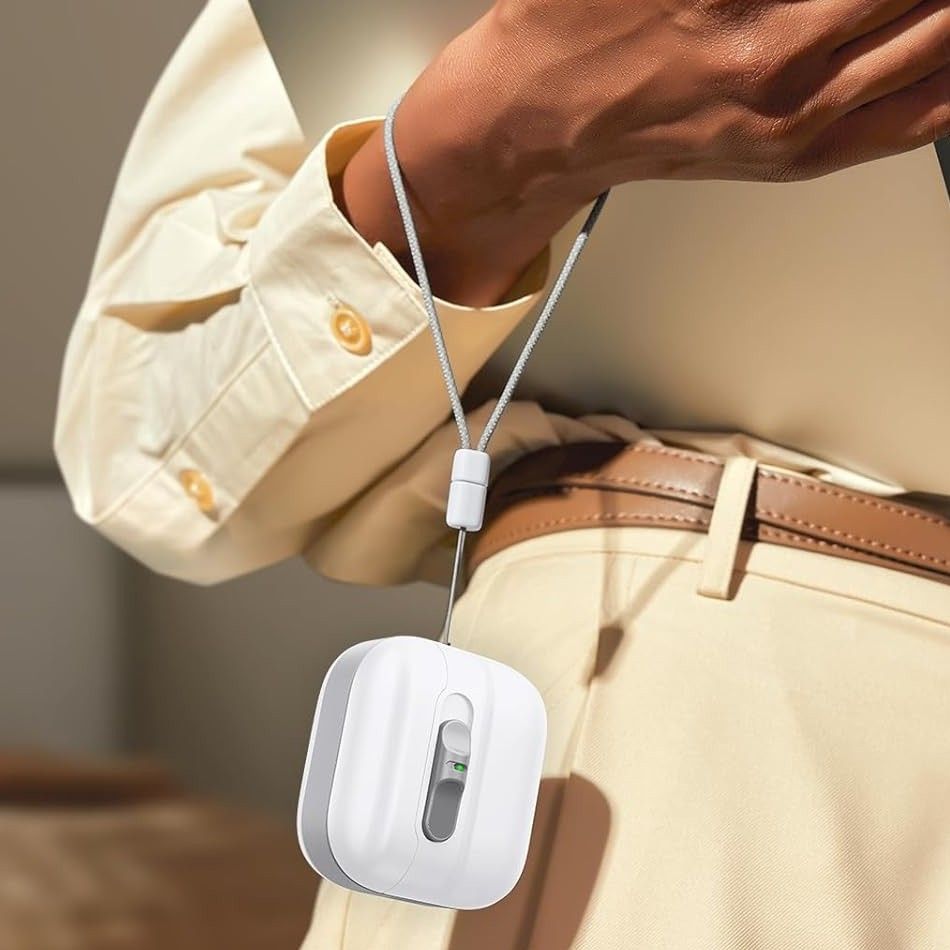 Schutzhülle für Apple AirPods 5 / 4, ESR Pulse HaloLock MagSafe, Weiß