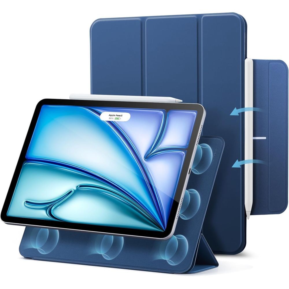Schutzhülle für iPad Air 11" / 10.9" 2020-2026 / Pro 11" 2018, ESR Rebound Magnetic Case, Blau