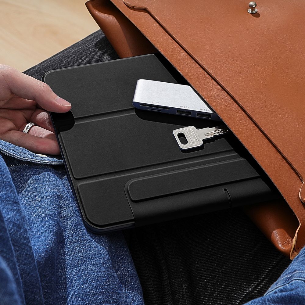 Schutzhülle für iPad Air 13" M4/M3/M2 / Pro 12.9" 2020-2022, ESR Rebound Magnetic Case, Schwarz