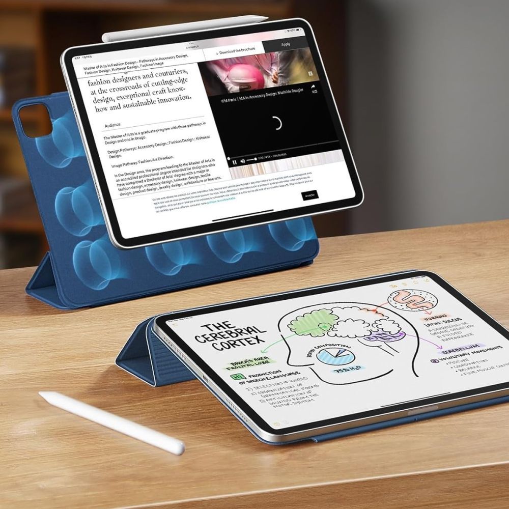 Schutzhülle für iPad Pro 11" 2025 / 2024 , ESR Rebound Magnetic Case, Dunkelblau