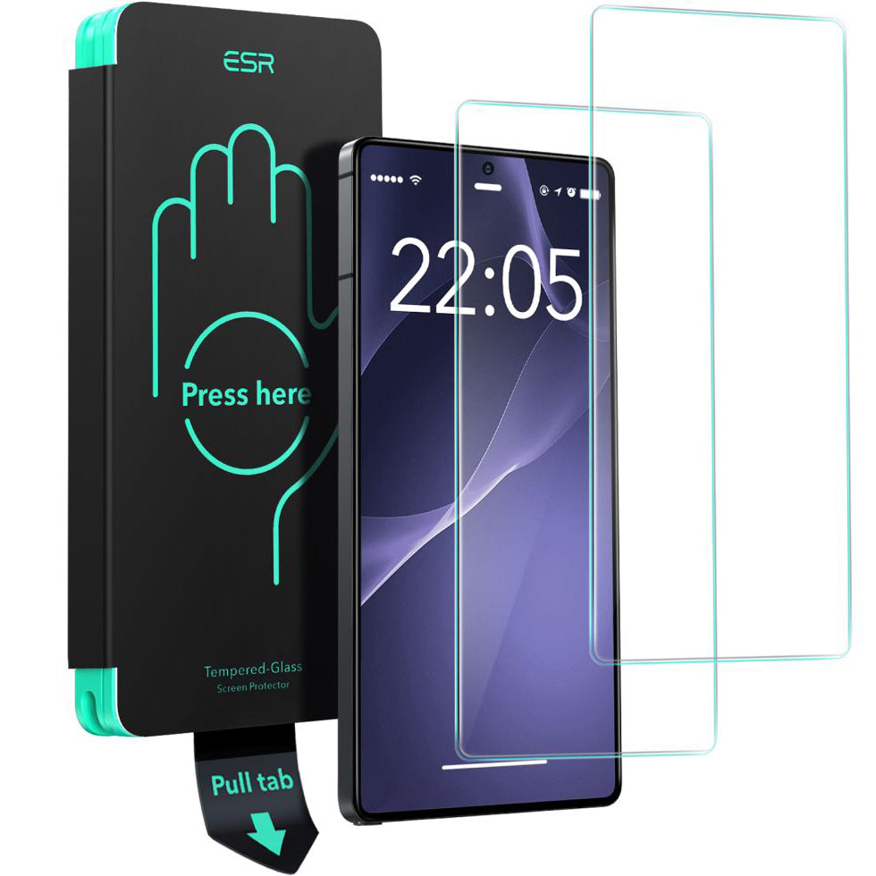 Gehärtetes Glas für Samsung Galaxy S25 Ultra, ESR Tempered Glass, 2 Stück