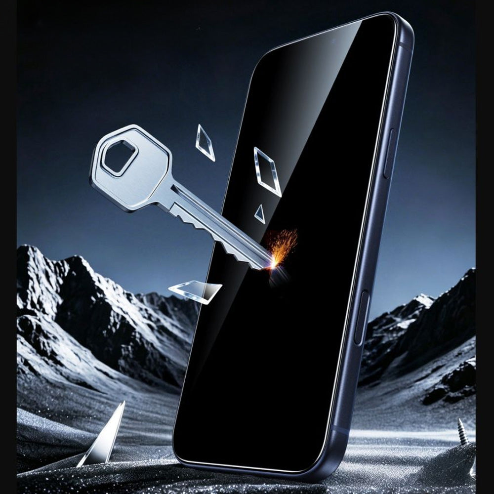 Sichtschutzglas mit Positionierungsrahmen für iPhone 18 Pro, ESR UltraFit Armorite Privacy Tempered Glass, 2 Stück (7/8)