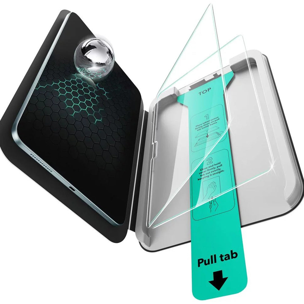 Gehärtetes Glas mit Positionierrahmen für Apple iPad Pro 13 M4 2024 / M5 2025, ESR UltraFit Classic Screen Protector, 2 Stück (3/7)