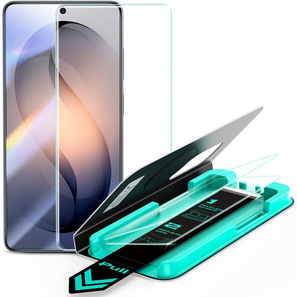 Gehärtetes Glas mit Positionierungsrahmen für Galaxy S26 Ultra, ESR UltraFit Armorite Tempered Glass, 2 Stück