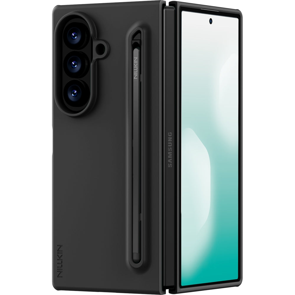 Schutzhülle mit Stift für Galaxy Z Fold8 Ultra, Nillkin Flex Pure Fold Case, Schwarz