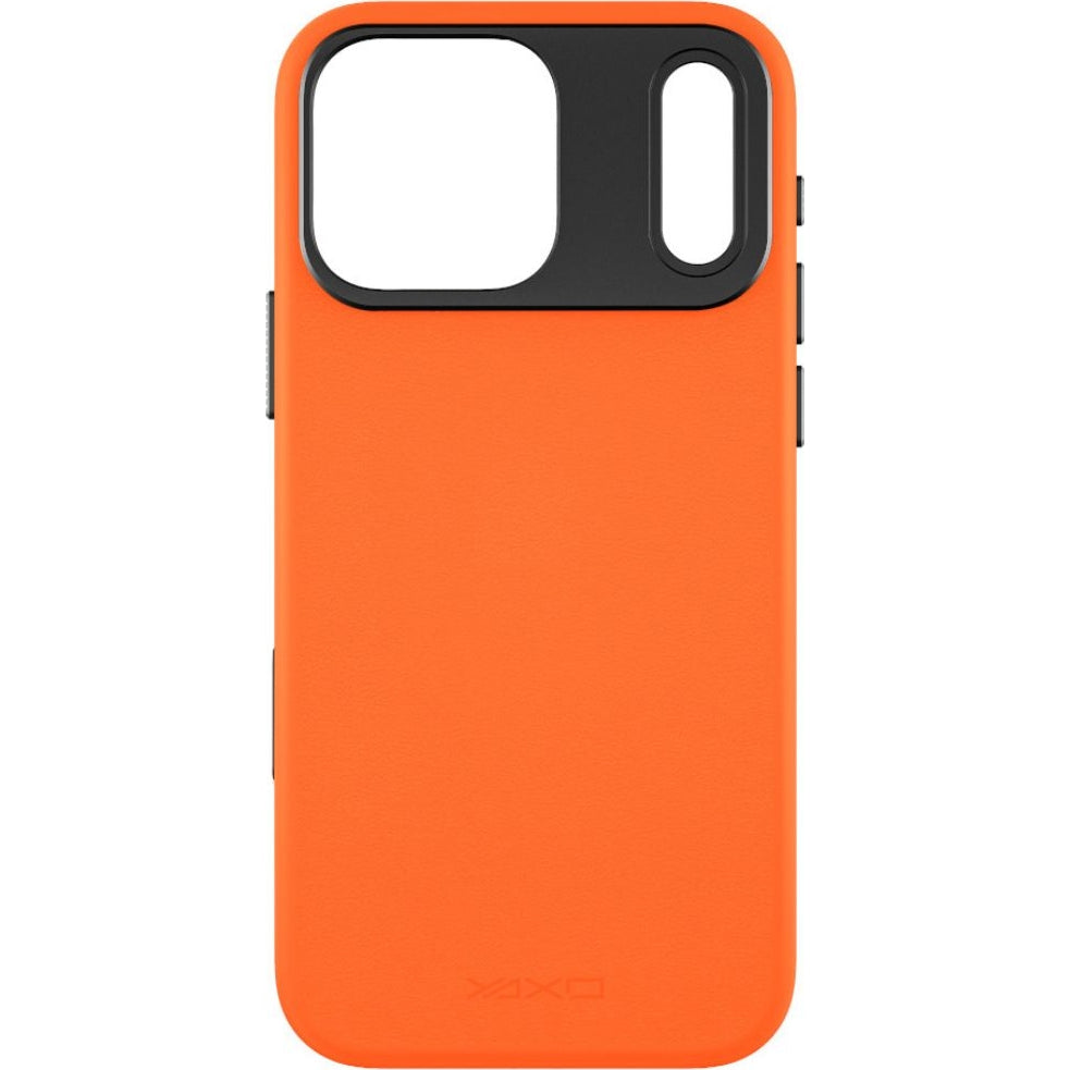 Handyhülle für iPhone 17 Pro Max, YAXO Leather Gear Slim Case MagSafe, Orange
