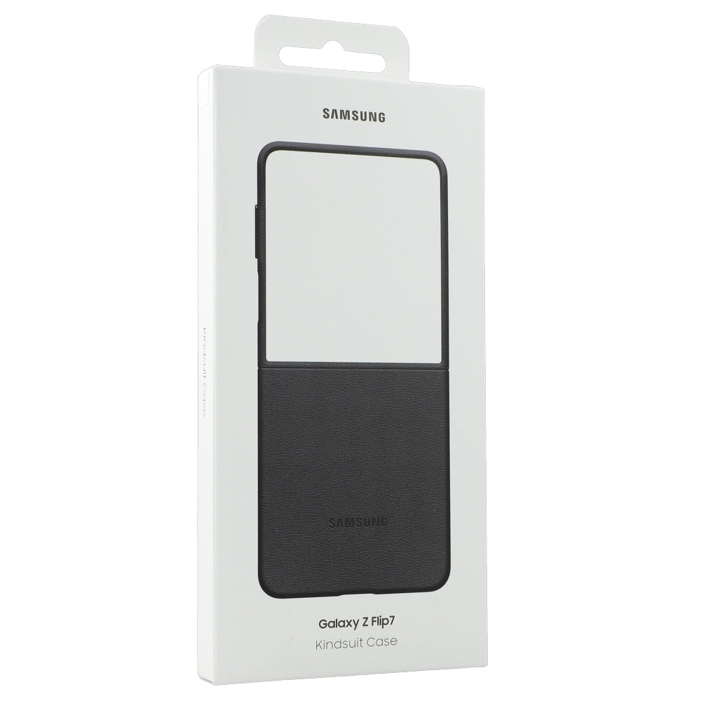 Handyhülle für Galaxy Z Flip7, Samsung KindSuit Case, Schwarz