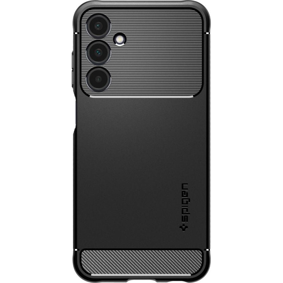 Schutzhülle für Galaxy A25 5G, Spigen Rugged Armor, Schwarz