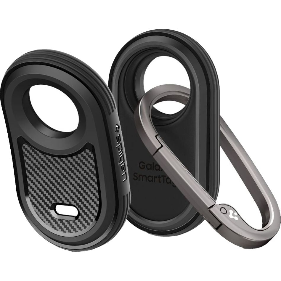 Schutzhülle Spigen Rugged Armor für Case Galaxy SmartTag2, Schwarz