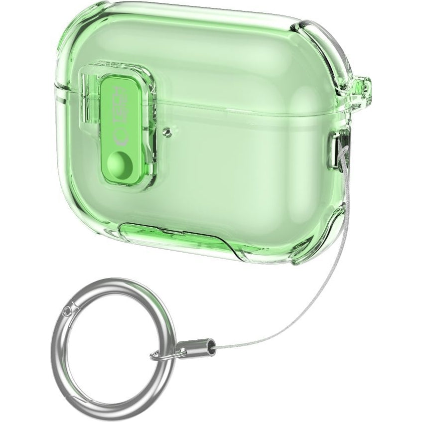Schutzhülle für Apple AirPods Pro 3, Tech-Protect Bounce Pro, Transparent-Grün