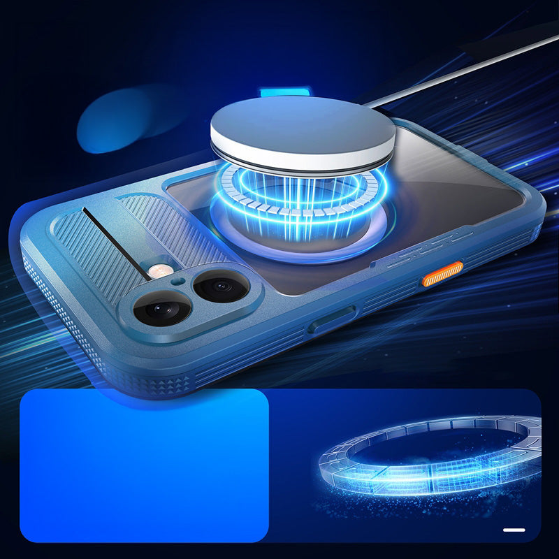 Handyhülle Wasserdicht für iPhone 17, Crong Seal Cover, Schwarz