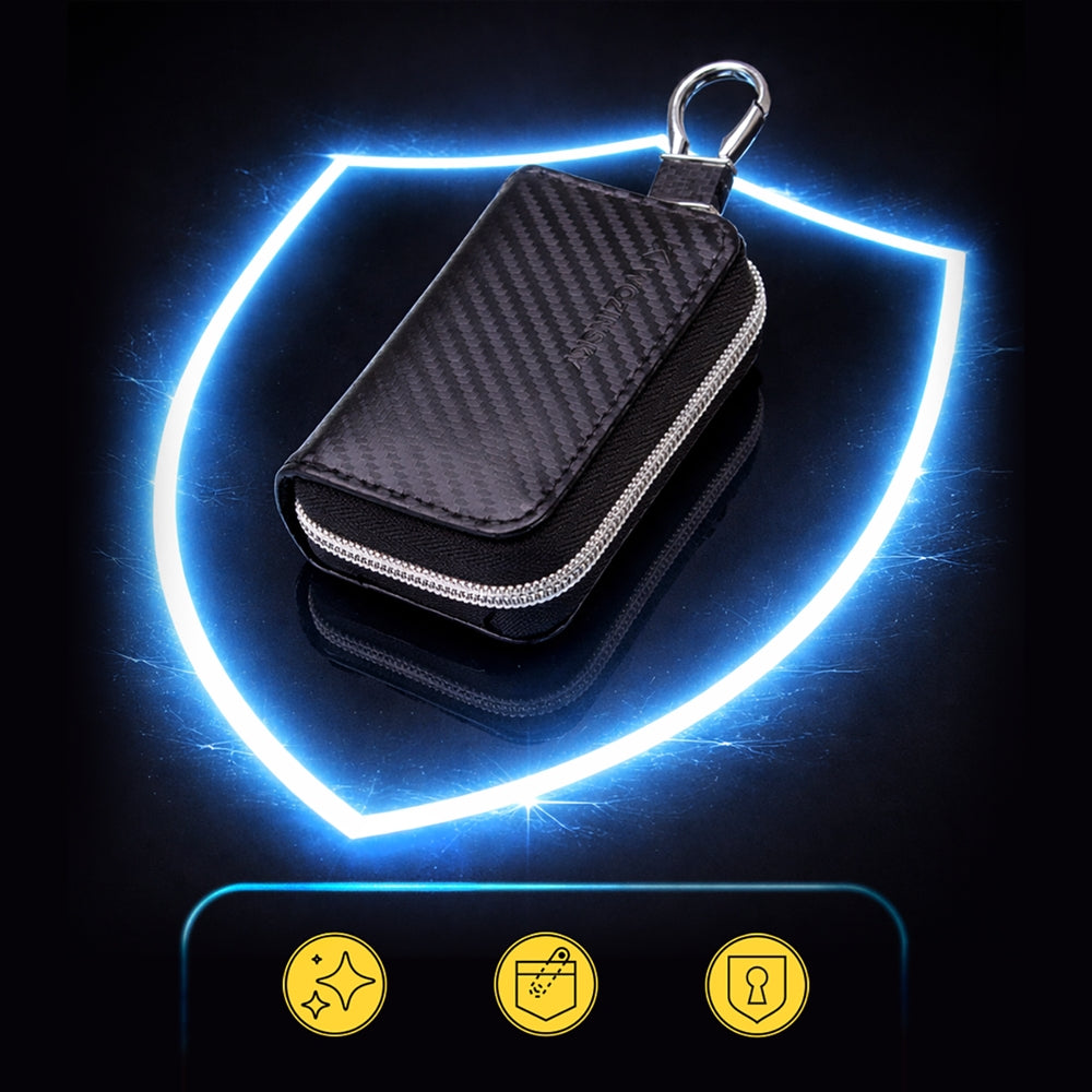 Schutzhülle Faradayscher Käfig Wozinsky WBS-20 RFID Pouch Keyless RFID Signal Blocker Case, Schwarz