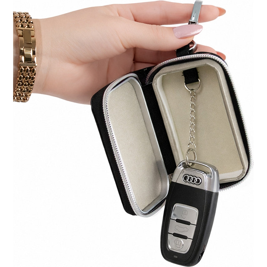 Schutzhülle Faradayscher Käfig Wozinsky WBS-20 RFID Pouch Keyless RFID Signal Blocker Case, Schwarz