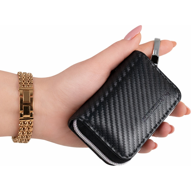Schutzhülle Faradayscher Käfig Wozinsky WBS-20 RFID Pouch Keyless RFID Signal Blocker Case, Schwarz