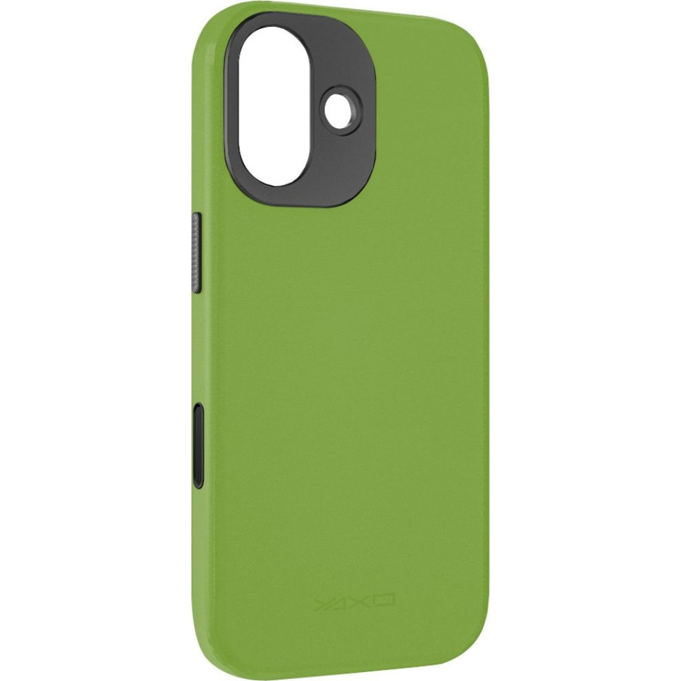 Handyhülle für iPhone 17, YAXO Leather Gear Slim Case MagSafe, Grün