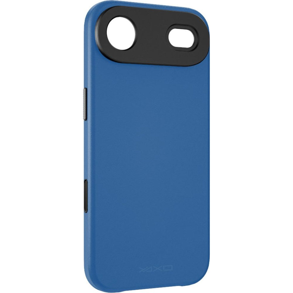 Handyhülle für iPhone Air, YAXO Leather Gear Slim Case MagSafe, Blau