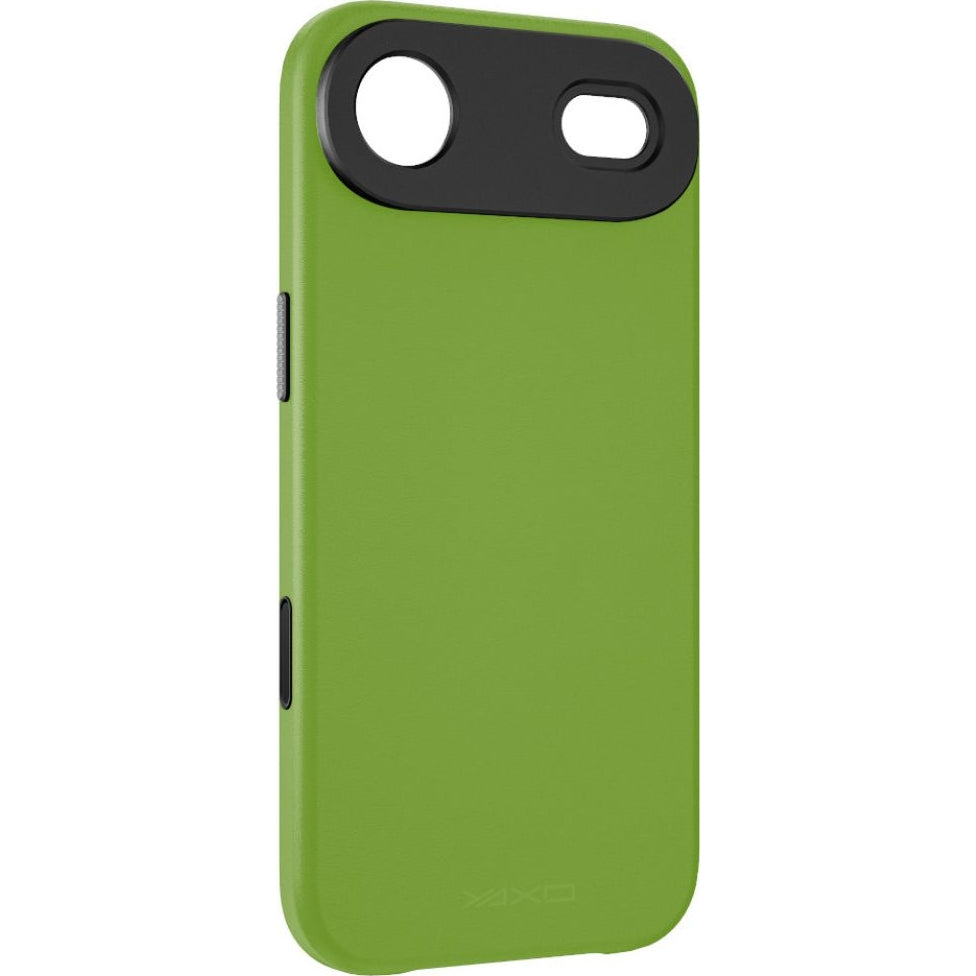Handyhülle für iPhone Air, YAXO Leather Gear Slim Case MagSafe, Grün