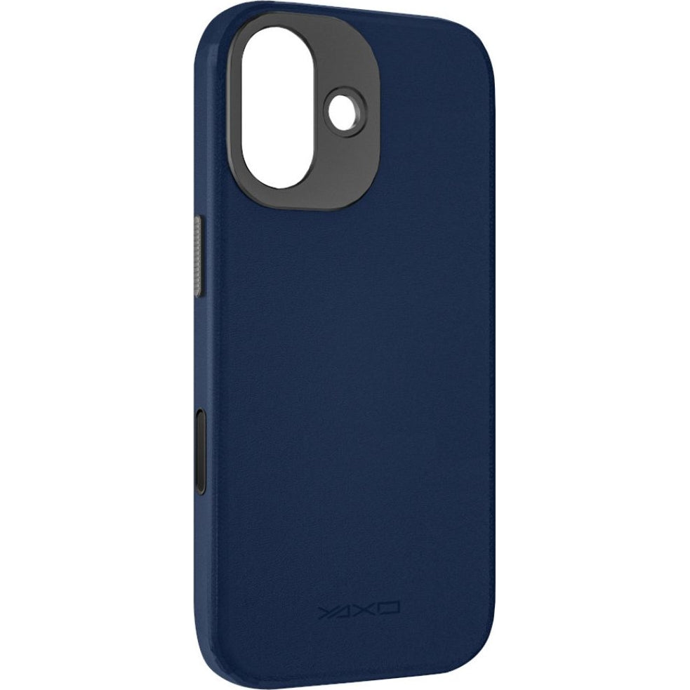 Handyhülle für iPhone 17, YAXO Leather Gear Slim Case MagSafe, Blau