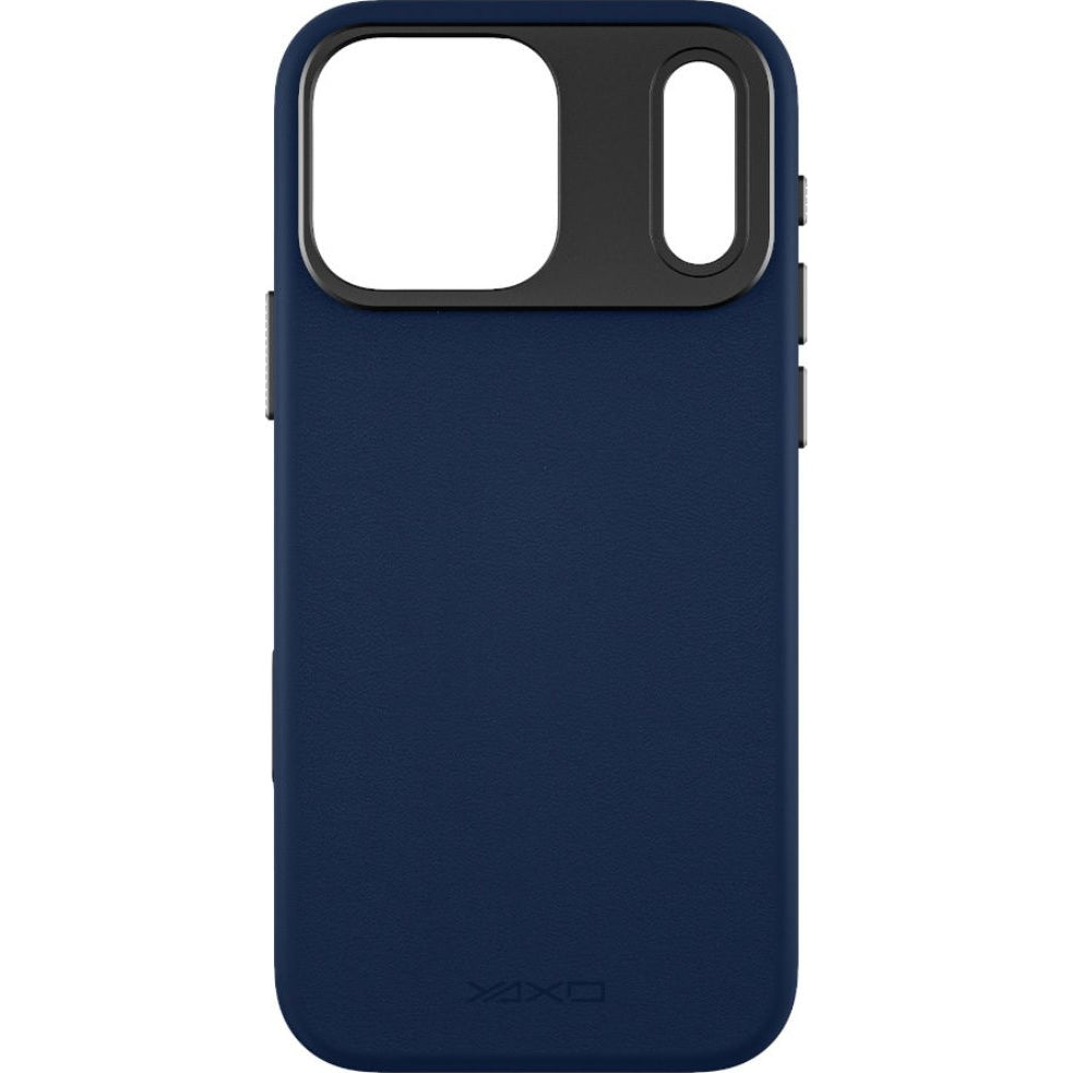 Handyhülle für iPhone 17 Pro Max, YAXO Leather Gear Slim Case MagSafe, Blau