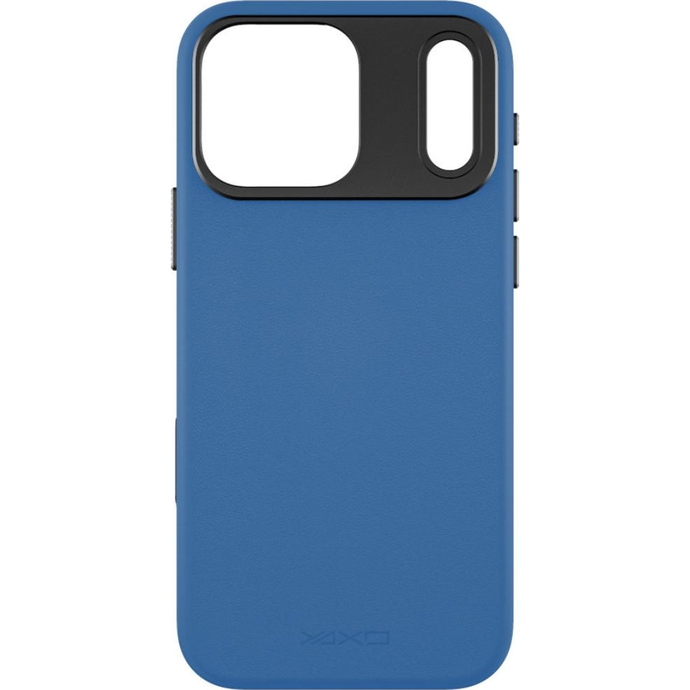 Handyhülle für iPhone 17 Pro Max, YAXO Leather Gear Slim Case MagSafe, Blau