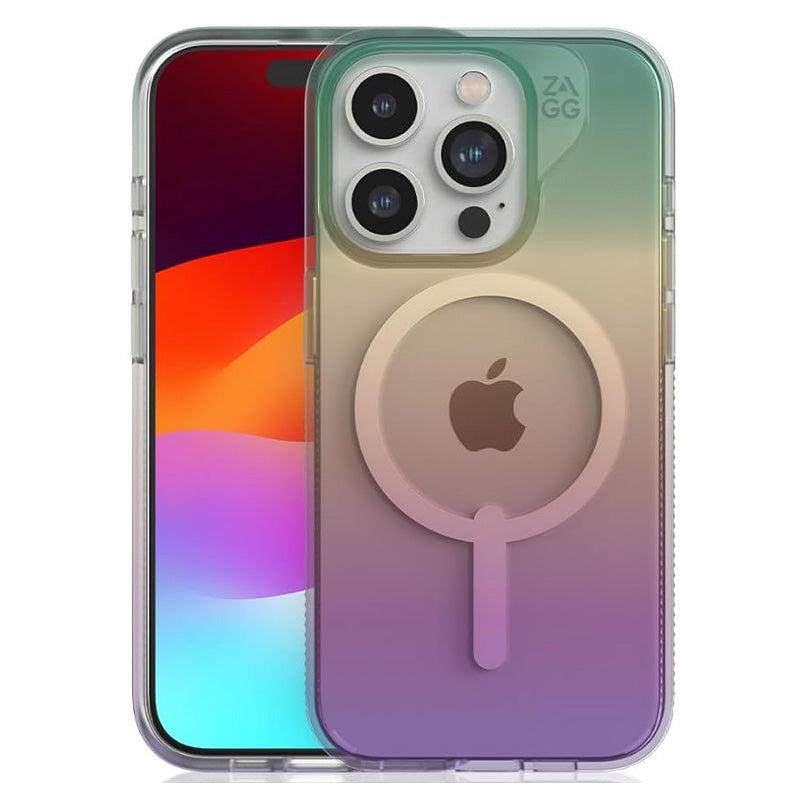 Schutzhülle Zagg Milan Snap für iPhone 15 Pro, Bunt
