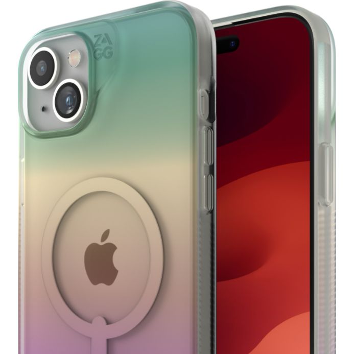 Schutzhülle Zagg Milan Snap für iPhone 15 Pro, Bunt