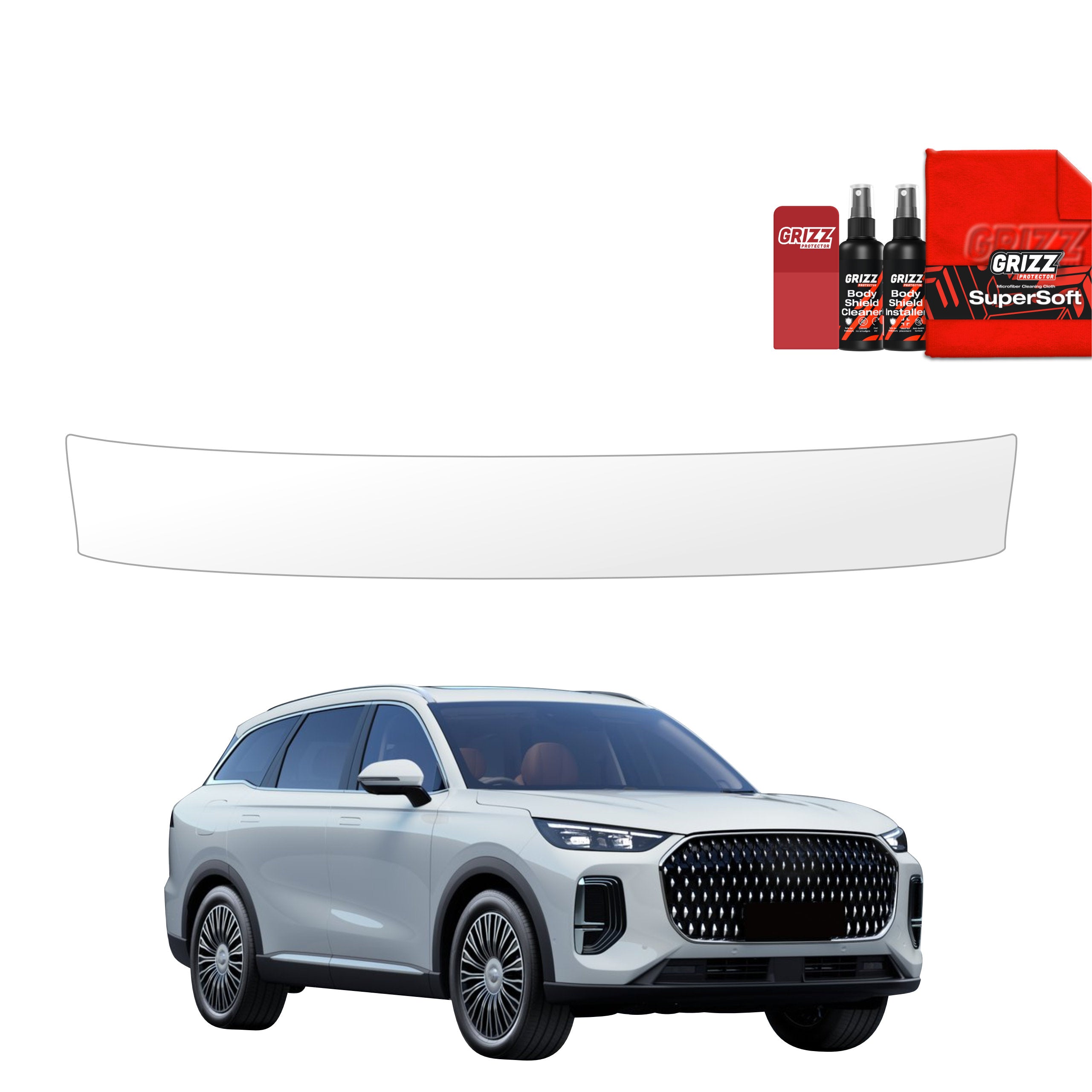 Schutzfolie Grizz Protector für Ladekante - Chery Tiggo 9 (2025-2026)